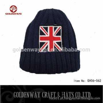 Venda Por Atacado Custom Navy Navy Knitted Hats